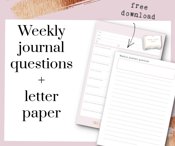 Weekly journal questions for the first quarter